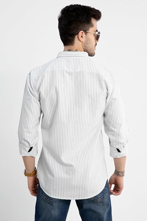 SNITCH Men's Cotton Regular Fit Shirt